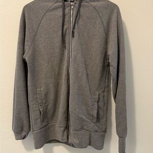 Gray Men's Zipup Hoodie